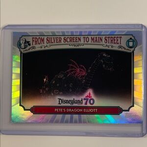 Pete's Dragon Elliott Collectible Trading Card - Holographic Silver